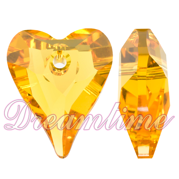 Dreamtime Crystal DC 6240 Wild Heart Pendant Sunflower 17mm